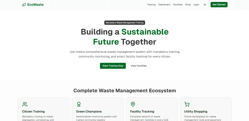 Comprehensive Waste Management Platform